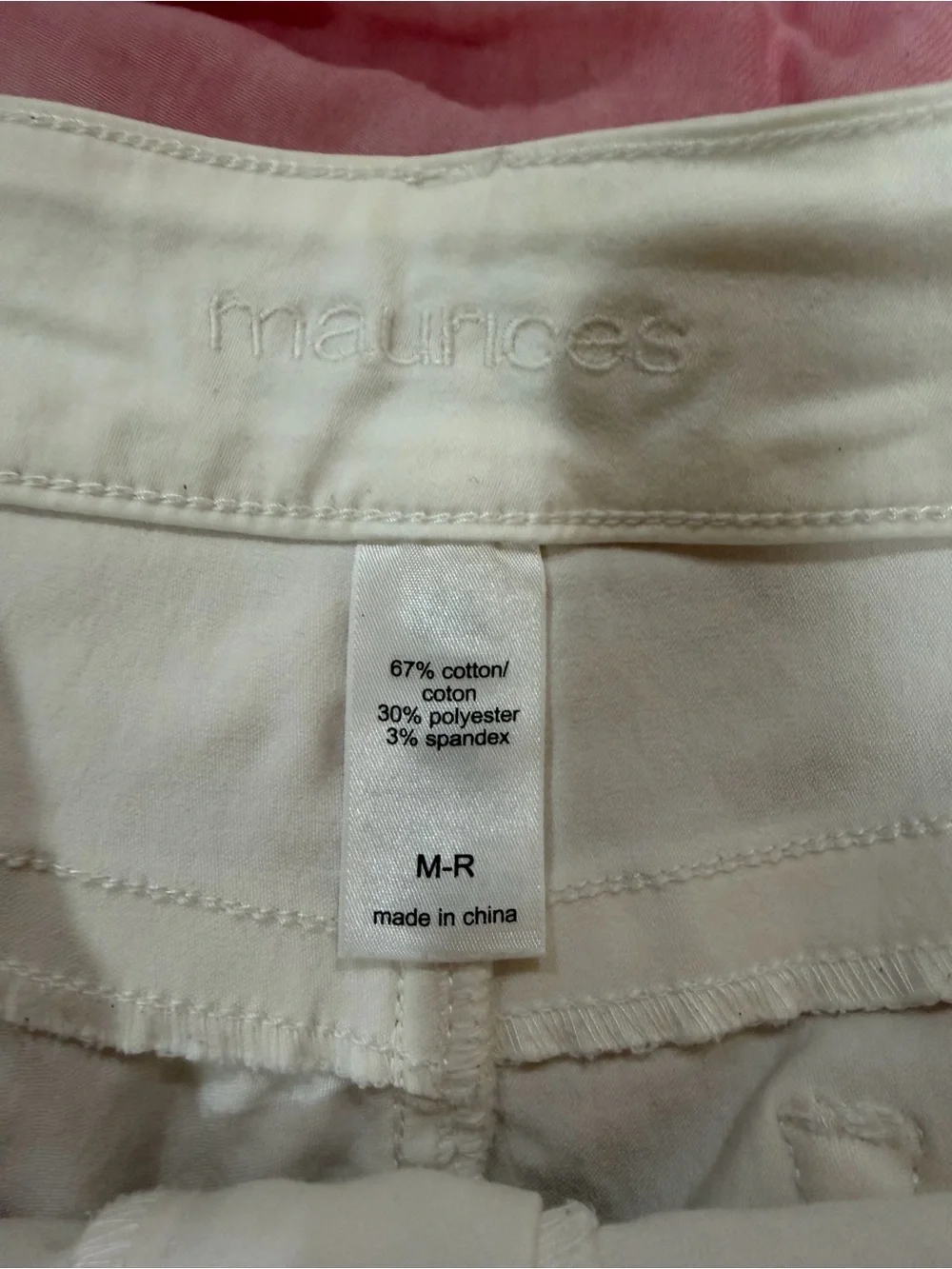 Maurices Off-White Jeans